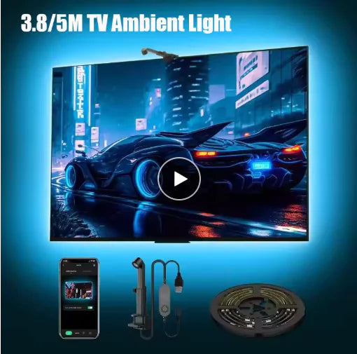 RGB LED Ambient Desk Light Strip