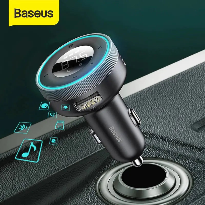 Baseus Bluetooth FM Transmitter Car Charger with MP3 Player