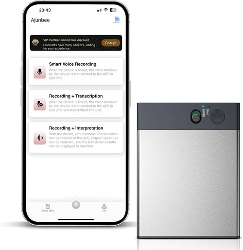 AI Voice Recorder with ChatGPT transcription