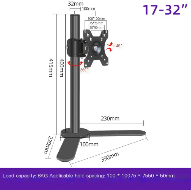 Artiss Adjustable Single Monitor Arm Stand