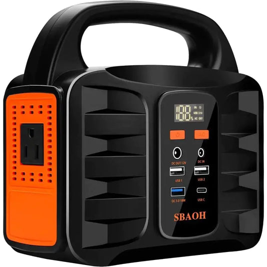 Portable Power Station 150W 155Wh 42000mAh Solar Generator For Road...