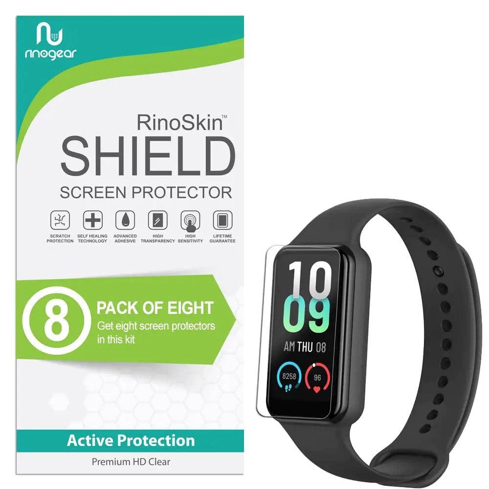 RinoGear Screen Protector for Amazfit Band 7 (8-Pack)
