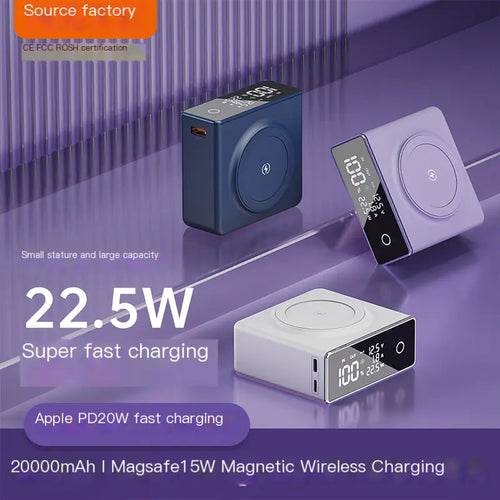 Q7 Wireless Magnetic Power Bank 20000mAh Portable Charger